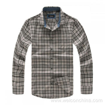 Men's Minimalist Casual Color Block Checkered Shirt